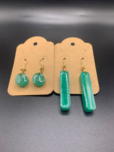 Load image into Gallery viewer, Teal-Green Earring Set
