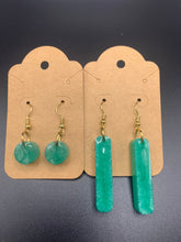 Load image into Gallery viewer, Teal-Green Earring Set
