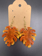 Load image into Gallery viewer, Autumn Leaf Earrings
