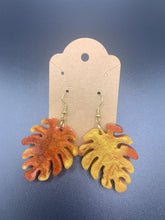 Load image into Gallery viewer, Autumn Leaf Earrings
