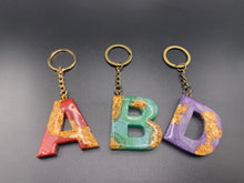 Load image into Gallery viewer, GLAM Letter Keychain
