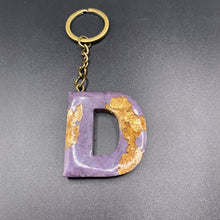 Load image into Gallery viewer, GLAM Letter Keychain
